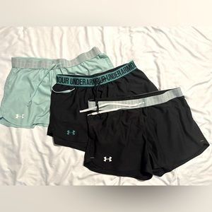Under Armour loose fit shorts 3 pair